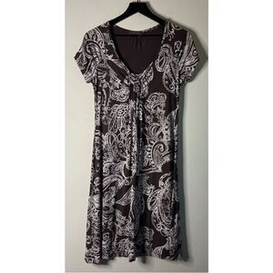 Fresh Produce Emma Brown Paisley Print Dress Size S